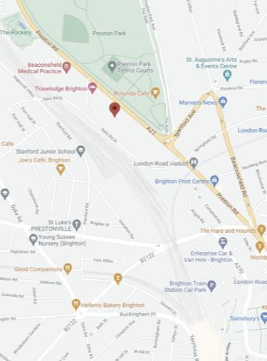 Drewberry Brighton Office Map